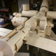 Illustration for article titled Man makes giant 13.4-foot-long space station with 282,000 matchsticks